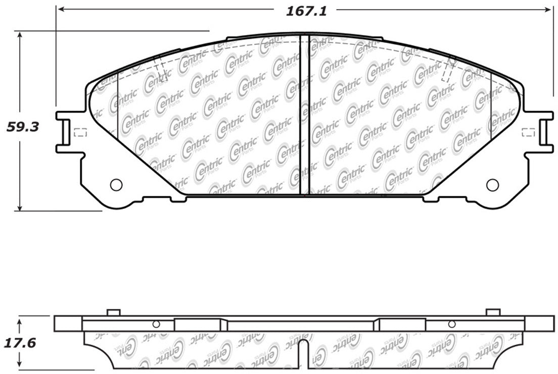 STOPTECH 105.13240 Brake pads (front) Ceramic HIGHLANDER 2008-2013 Photo-1 