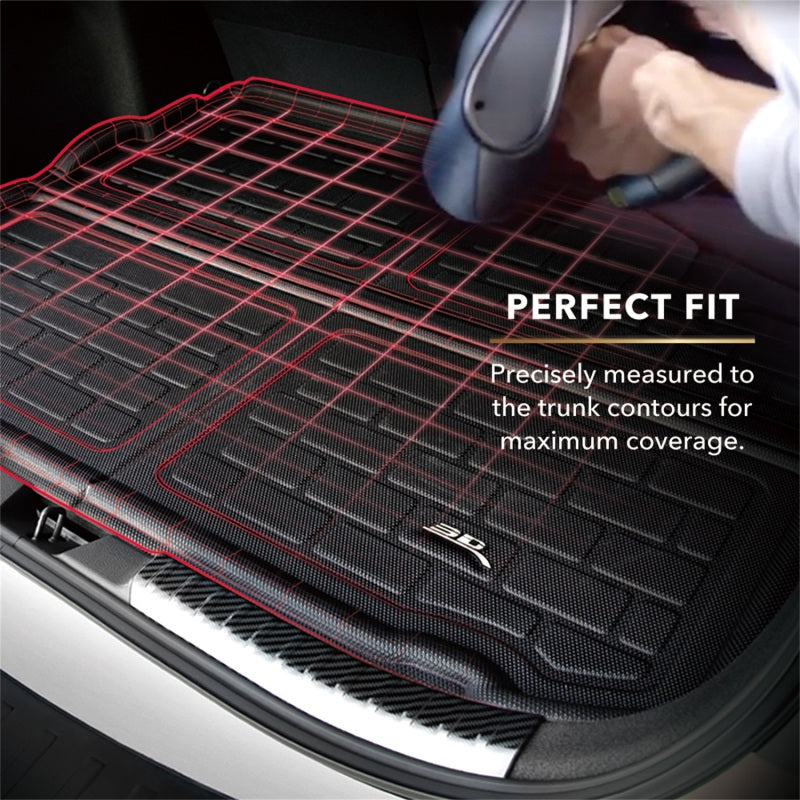 3D MAXpider 24-26 Lexus TX/TX 500H Kagu Black Integrated Seatback Cargo Liner