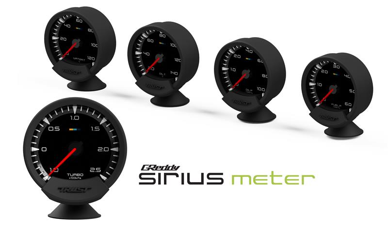 GReddy Sirius Unify Turbo Boost Gauge Set (Sirius Meter w/Boost Pressure Sensor Set & Vision Displ)