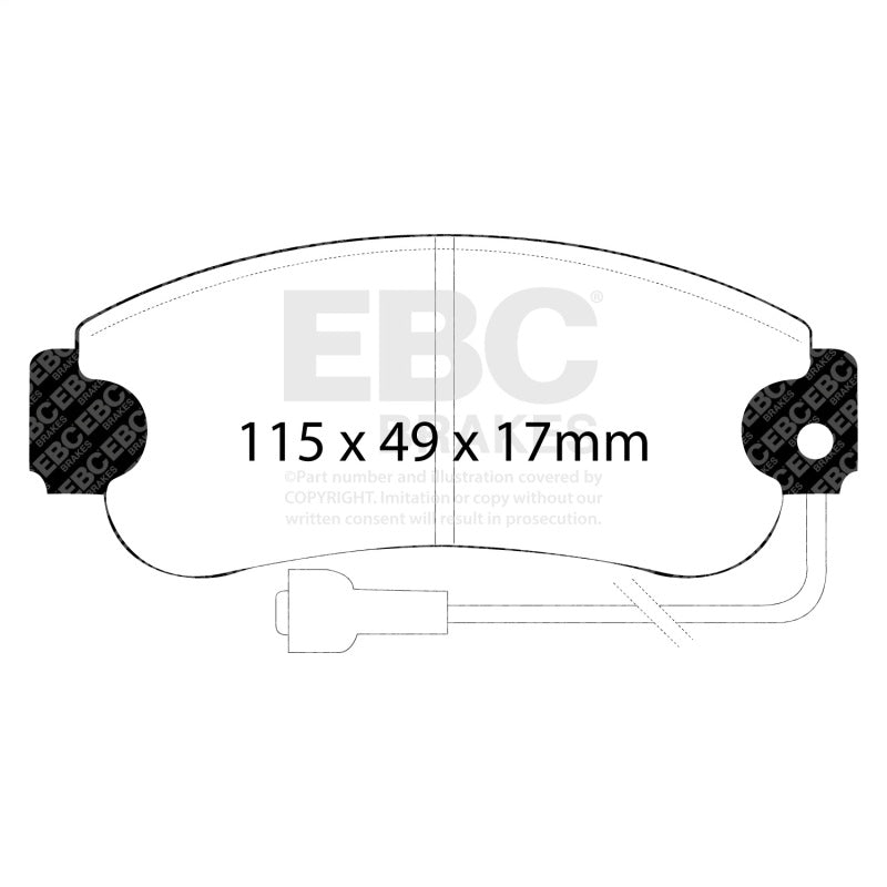 EBC S20 Brake Pad and Rotor Kit