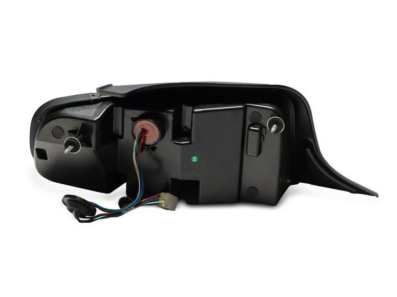 Raxiom 13-14 Ford Mustang CXR Series LED Tail Lights- Black Housing- Smoked Lens