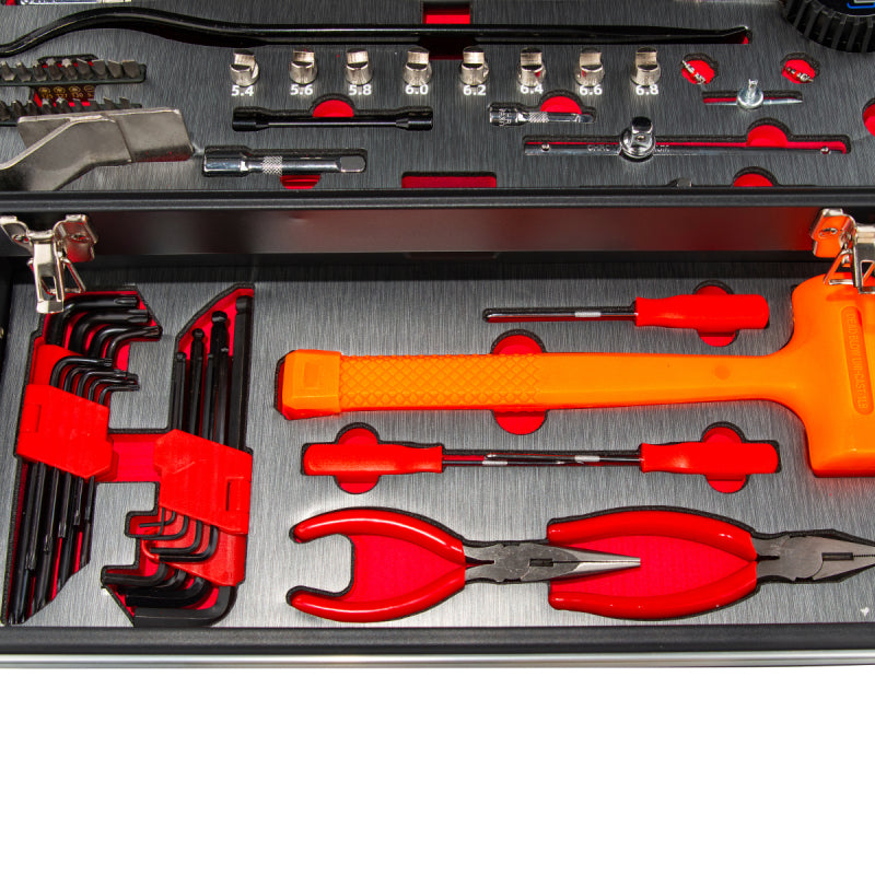 BikeMaster 3 Drawer Tool Kit - 129 Piece Set