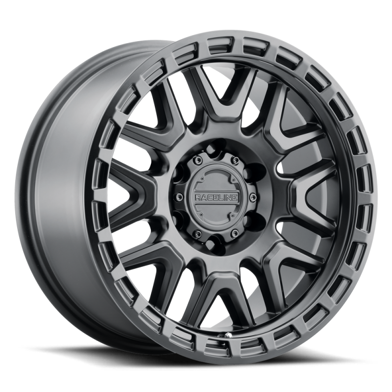 Raceline Krank Wheel 20x9 8x165.1- Satin Black