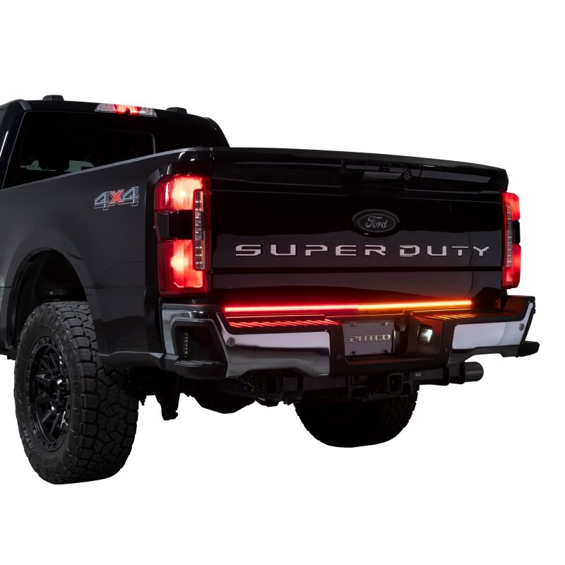 Putco 23-24 Ford SuperDuty F-250 60In Direct Fit Blade Kit Tailgate Bars w/ LED Taillamps