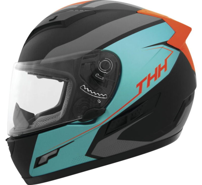 THH Helmets TS-80 Vision Orange/Turquoise - XL