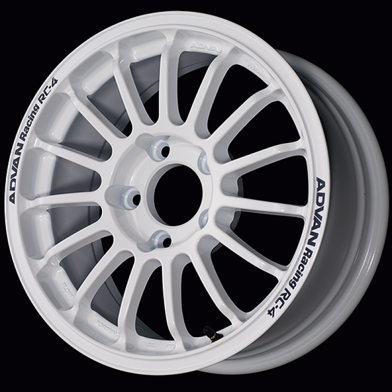 Advan RC-4 15x6.0 / +40 Offset / 4x100 / 63mm Bore / Rally White