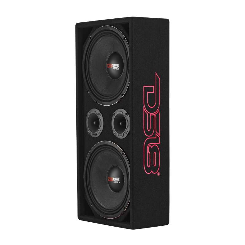 DS18 Loaded Ported Enclosure Incls PRO-X10M & PRO-TWX2/FRP-1.2K4/ Cable & Terminal- Black Carpet