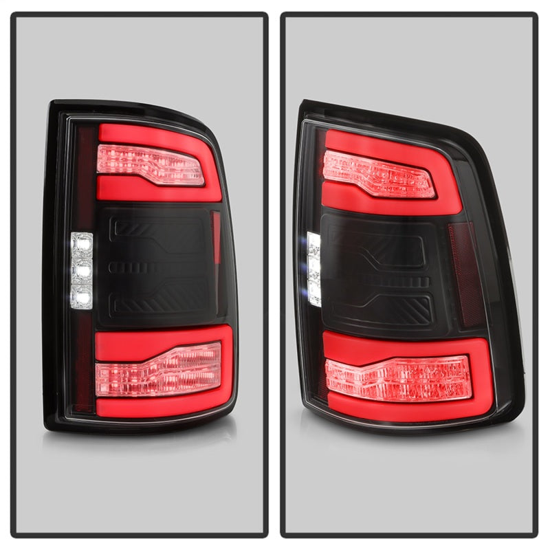 Spyder 19-24 Dodge Ram 2500/3500 HD LED Tail Lights - Blk (ALT-YD-DR19HDLEDBSAP-GRSEQ-BK)