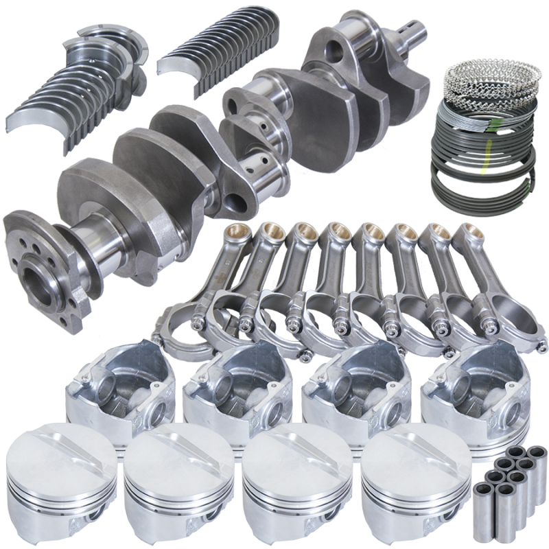 Eagle Chevy LT1350 1Pc 3.750in Crank 5.700in I-Beam Rods -7cc 4.040in Pistons Rotating Assembly