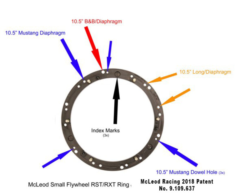 McLeod Racing RST HD Twin - For Small Diameter Flywheel - Black Ring - 1-1/8 x 26 Spline - Cable