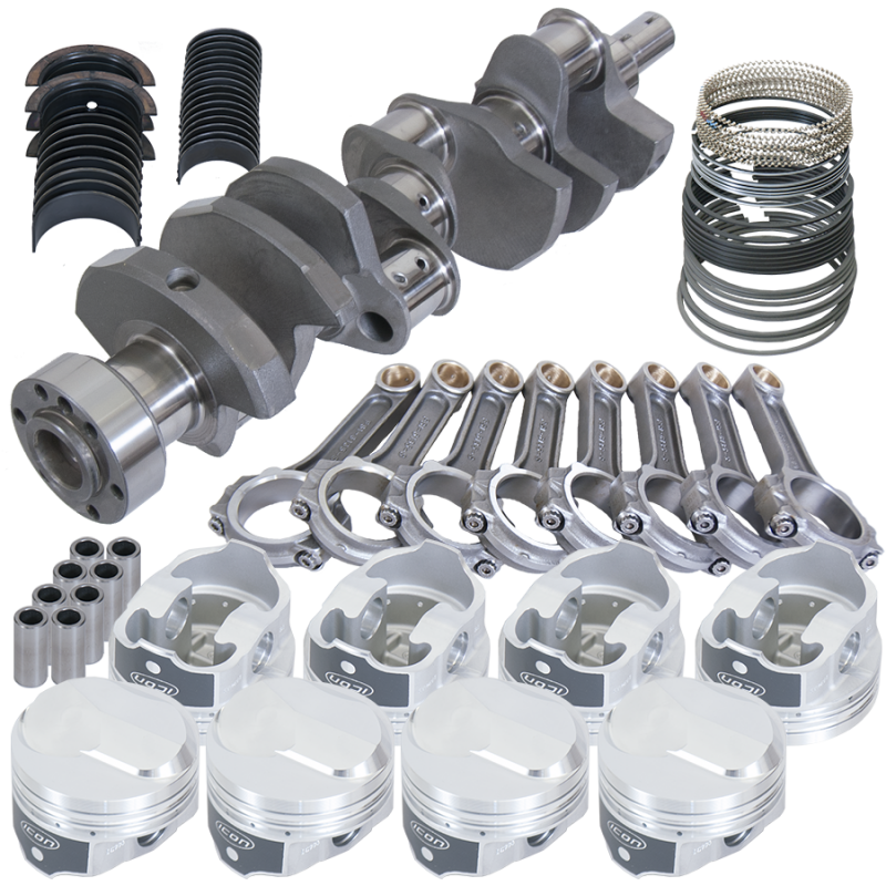 Eagle Chevy 454 1Pc 4.000in Crank 6.135in I-Beam Rods 38cc Dome 4.320in Pistons Rotating Assembly