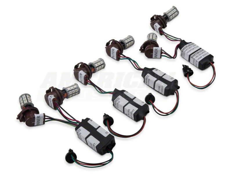Raxiom 05-09 Ford Mustang Axial Series LED Sequential Chase Tail Light Kit- Plug-and-Play