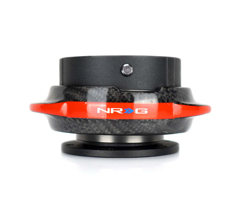 NRG Quick Release Gen 2.2 - Black Body / Carbon Fiber Red Ring