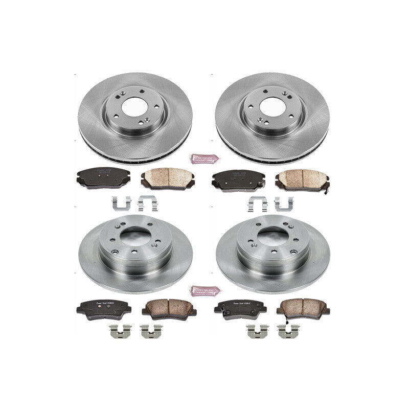 Power Stop 09-11 Hyundai Azera Front and Rear Autospecialty Brake Kit