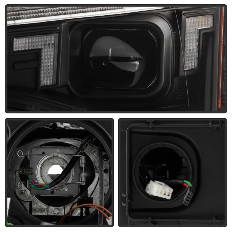 Spyder 13-17 Audi A5 HID Model Only Projector Headlights - Black (PRO-YD-AA513HIDSI-SEQGR-BK)