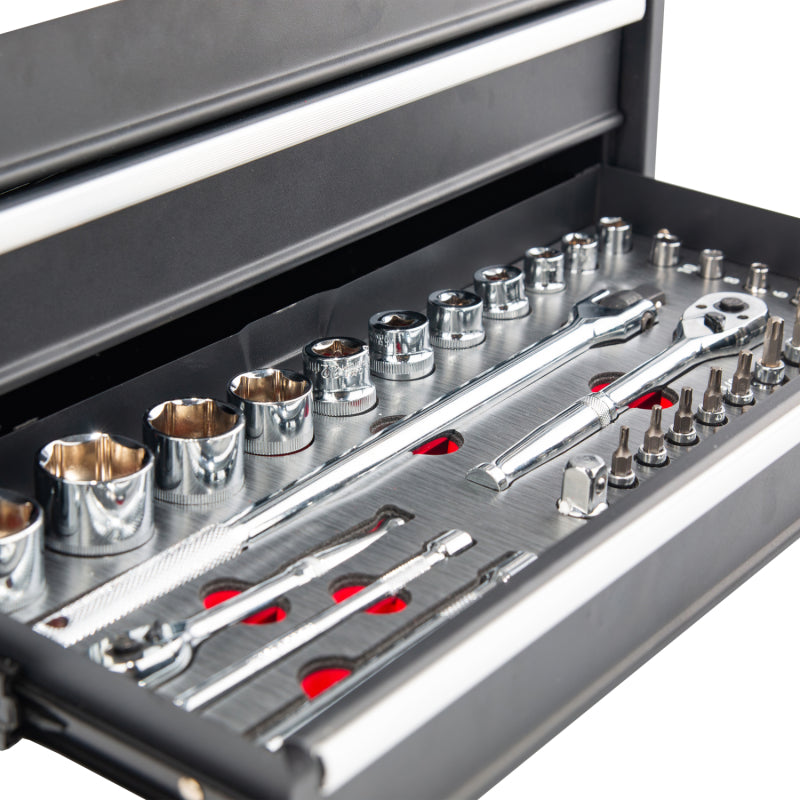 BikeMaster 3 Drawer Tool Kit - 129 Piece Set
