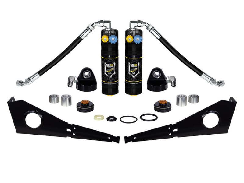 ICON 05-23 Tacoma/07-14 FJ/03-24 4Runner/03-23 GX Front Coilover Resi w/ CDXS Upgrade Kit Pair