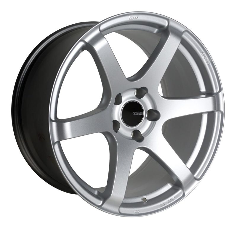 Enkei T6S 18x8 45mm Offset 5x114.3 Bolt Pattern 72.6 Bore Matte Silver Wheel