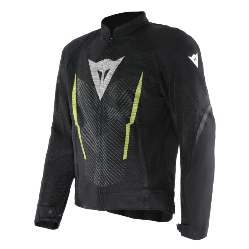 Dainese Herosphere Air Tex Jacket Black/White/Yellow Fluorescent Size - 50