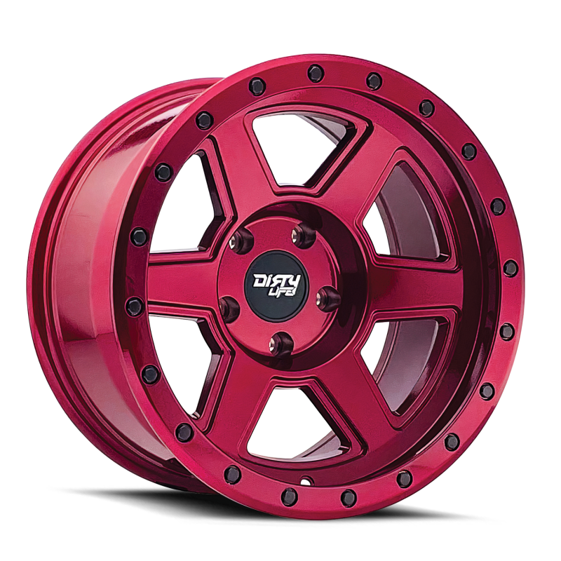 Dirty Life Compound 9315 20x10 / 8x170 BP / -25mm Offset / 125.2mm Hub Crimson Candy Red Wheel