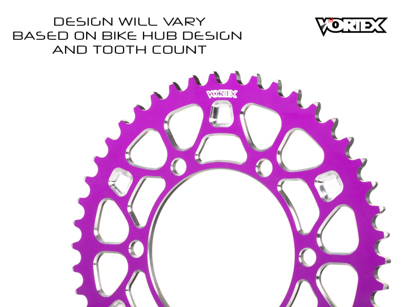 Vortex Racing V4 39 Tooth 520 Rear Sprocket - Purple