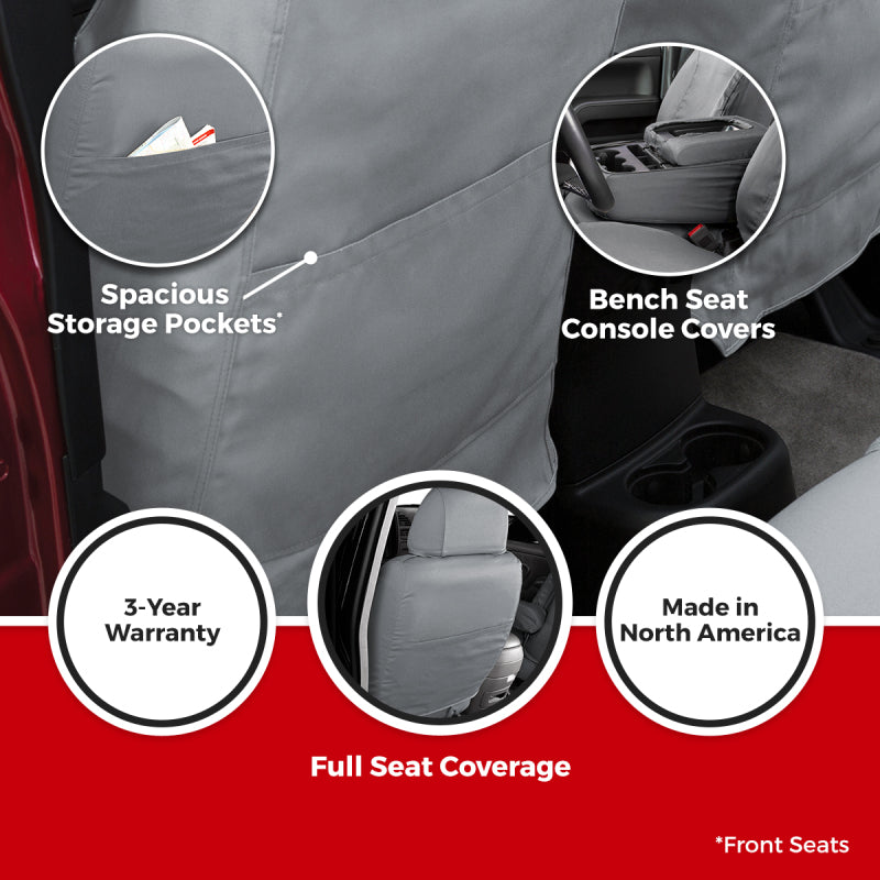 Covercraft 24-25 Toyota Tacoma SeatSaver Custom Seat Cover - Waterproof Grey