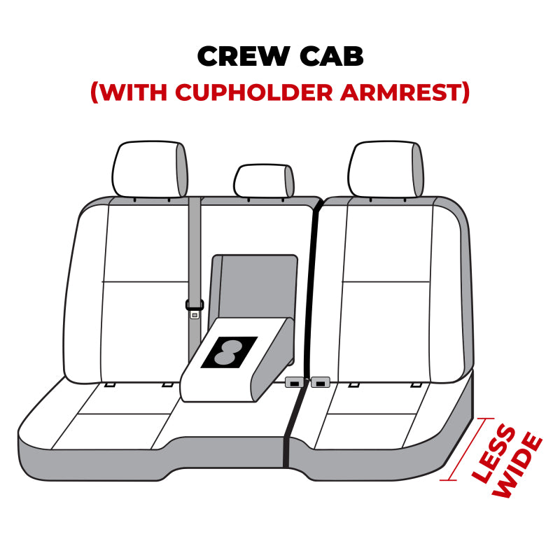 Covercraft 11-24 Dodge Ram Waterproof Polyester SeatSaver Custom Second Row Seat Covers - Grey