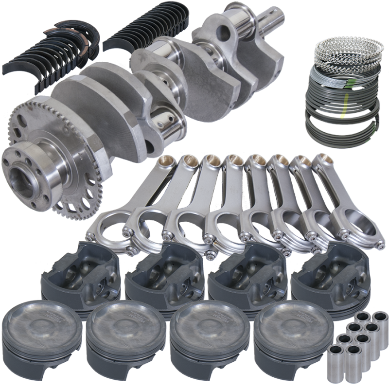 Eagle Chevy LS3 4.000in Crank 58 Tth Reluctor 6.125in H-Beam -25cc 4.075in Pistons Rotating Assembly