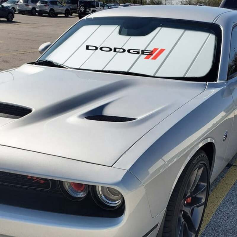 Covercraft 11-23 Charger UVS100 Premier Series Custom Sunscreen with Dodge Logo