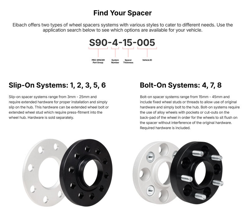 Eibach 18-26 Dodge Durango R/T / 11-21 Jeep Grand Cherokee Limited X Pro-Spacer 20mm - Pair