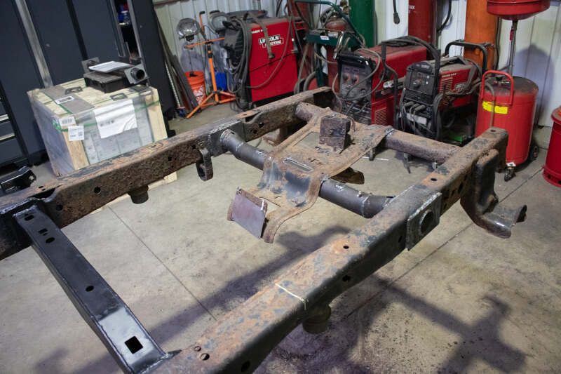 Rustbuster Forward Spare Tire Crossmember