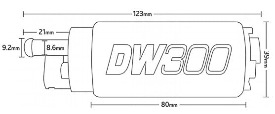 DEATSCHWERKS 9-301-0791 DW300 series, 340lph in-tank fuel pump w/install kit SUBARU IMPREZA 97-07 Photo-2 