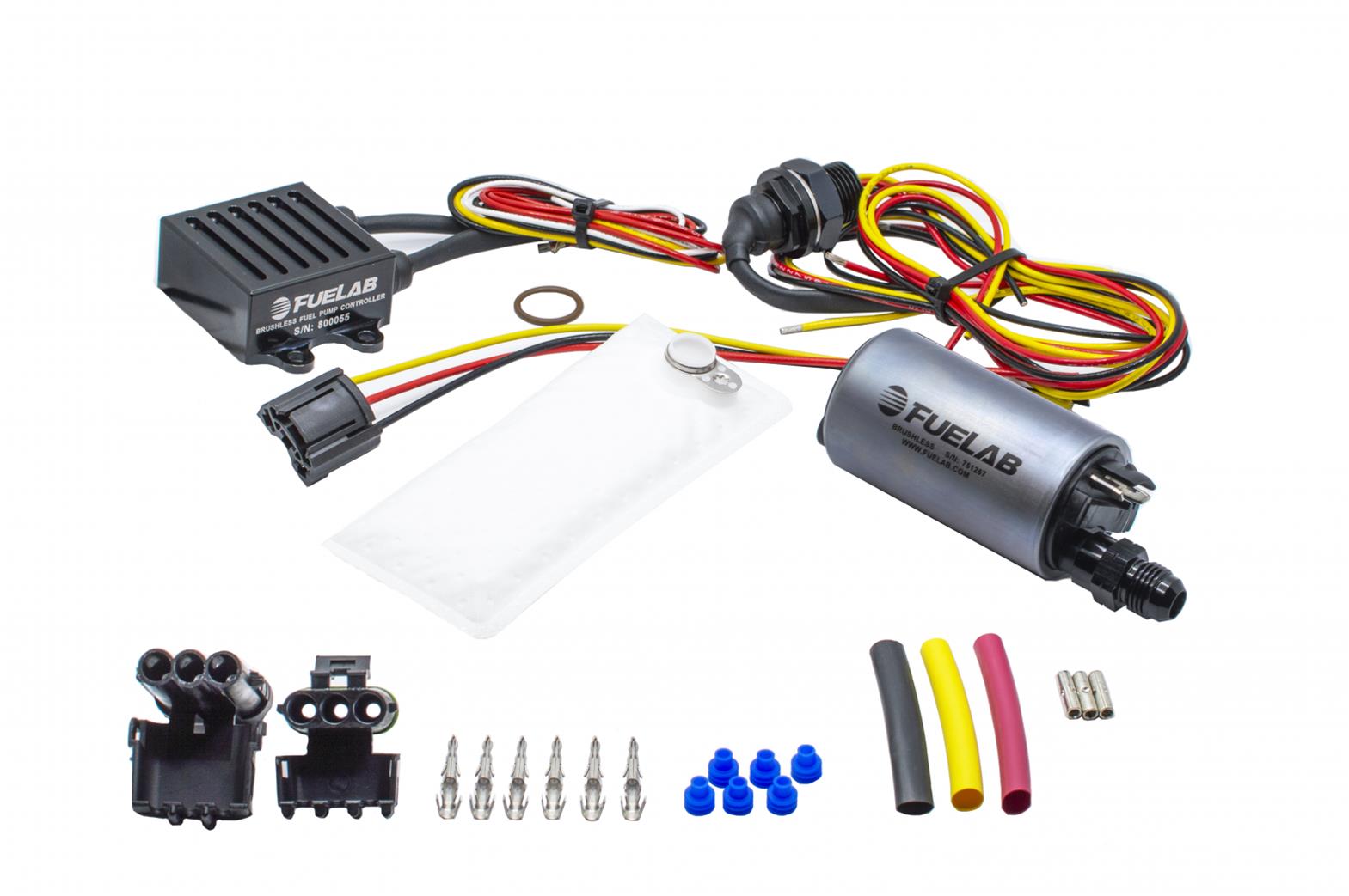 FUELAB 25311 In-Tank Brushless Fuel Pump Kit 500 LPH with -6AN Outlet Photo-1 