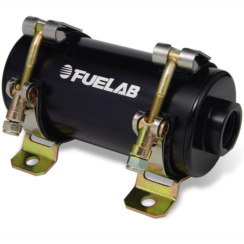 FUELAB 42401-1 EFI In-Line Fuel Pump PRODIGY (170 GPH @ 45 PSI, 100 PSI max, up to 1700 HP) Black Photo-1 