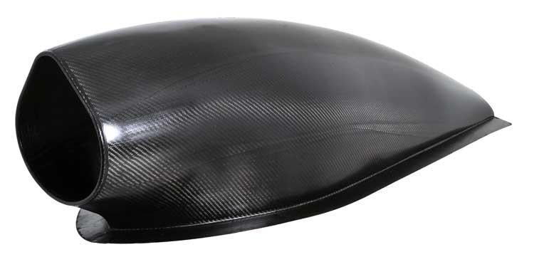 K&N Hood Scoop (Gen 2) 50 Sq.in. Opening 11in H To Top Of Scoop