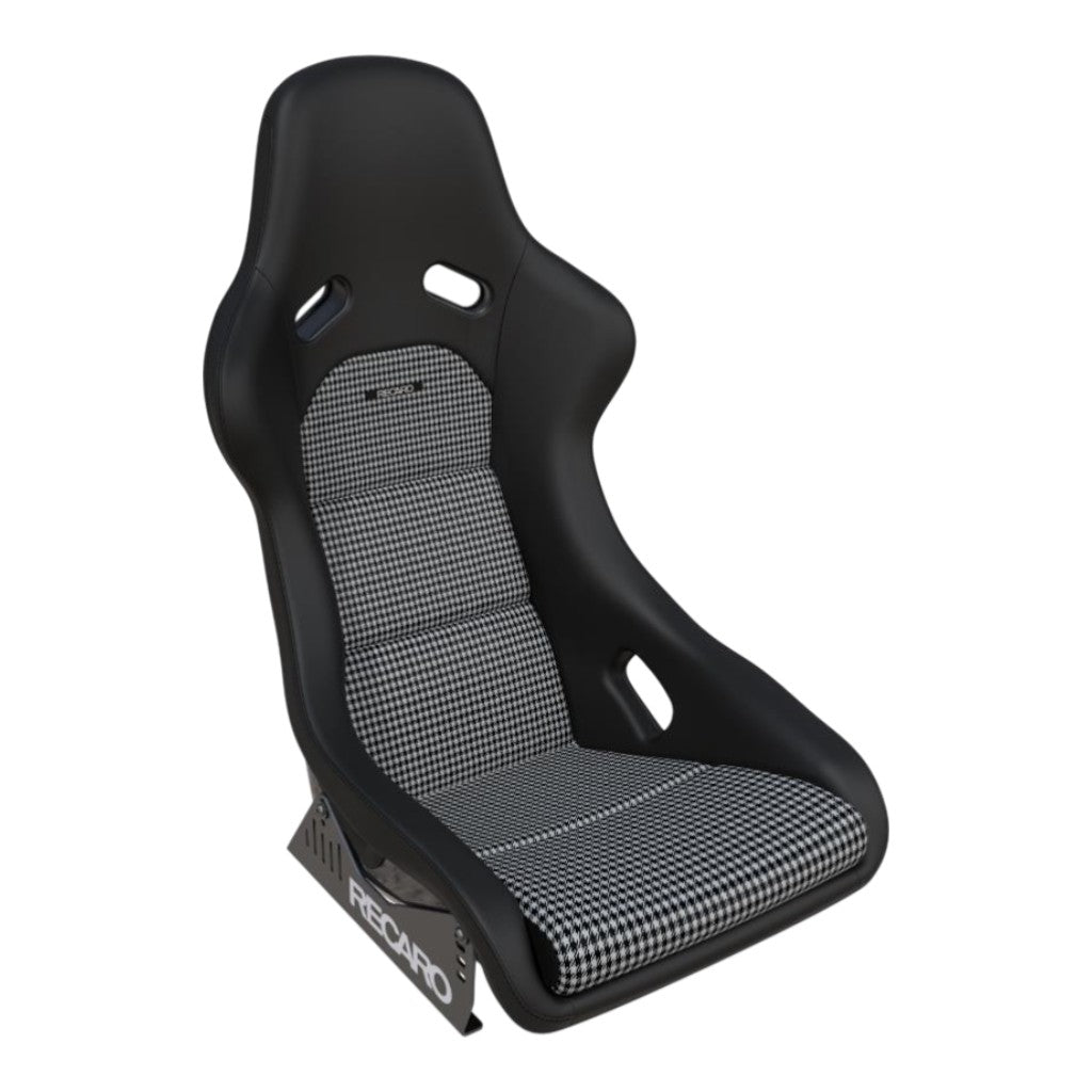 RECARO 087.00.0B25 Seat Classic Pole Position,  Leather Black / Pepita  Photo-0