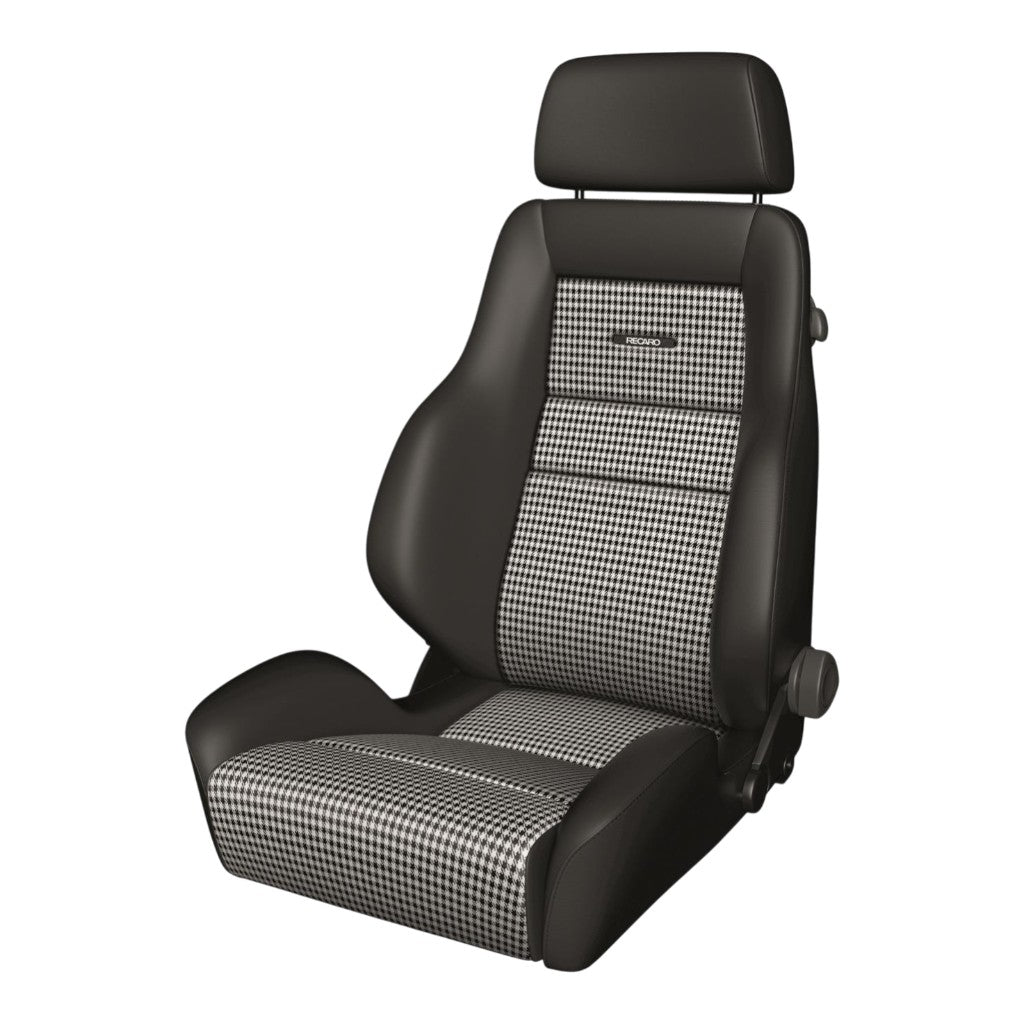 RECARO 089.00.0B25 Seat Classic LS, Leather Black / Pepita  Photo-0