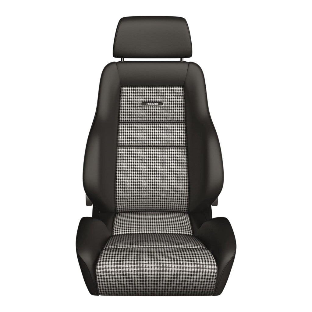 RECARO 089.00.0B25 Seat Classic LS, Leather Black / Pepita  Photo-1