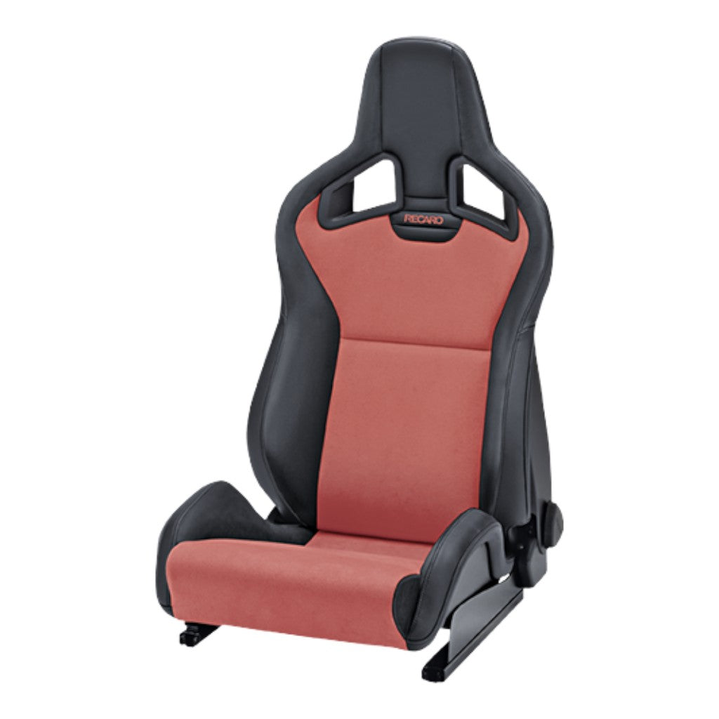 RECARO 411.10.1585 Left Heated Sport Seat Sportster CS SAB, Artificial Leather Black / Dinamica Red  Photo-0