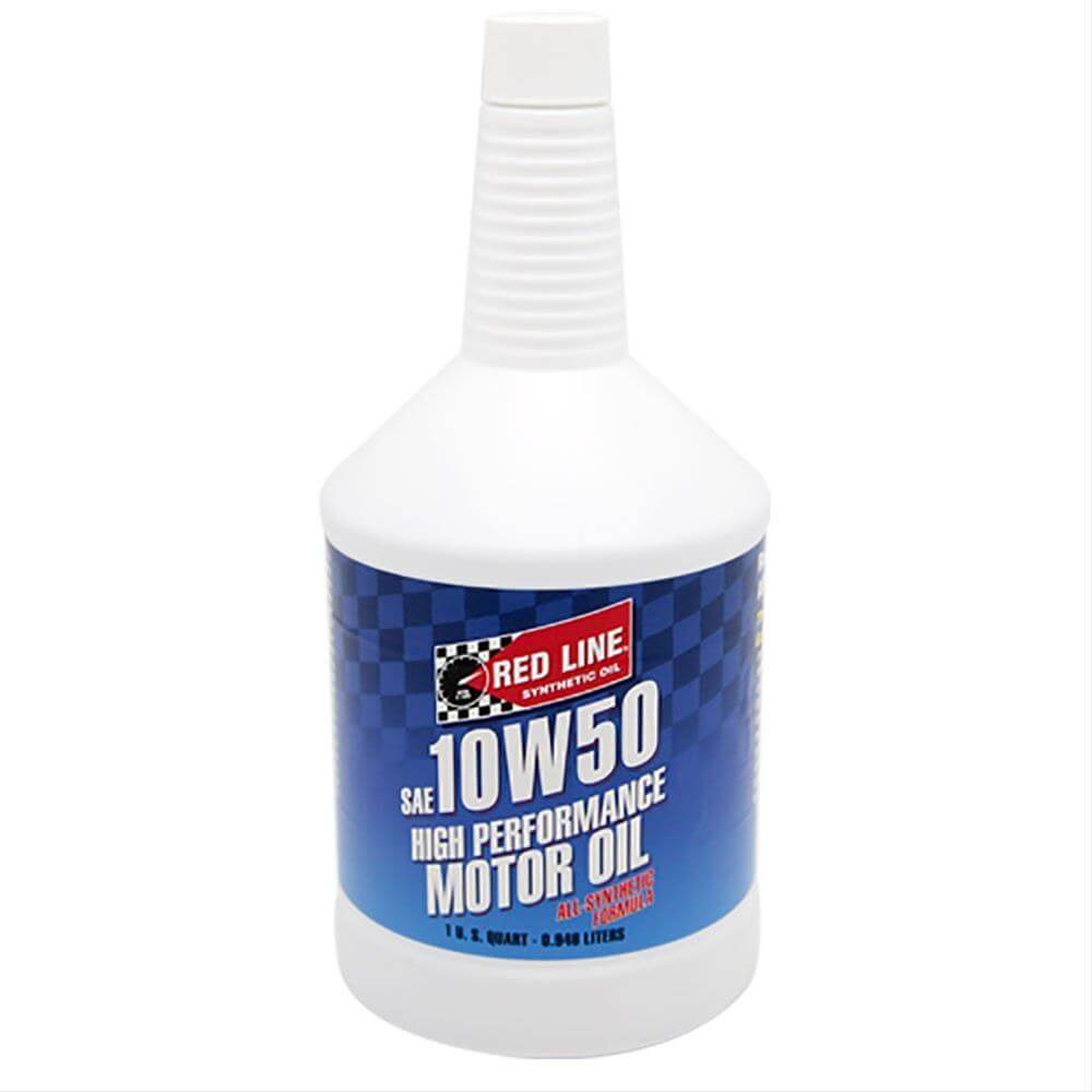 RED LINE OIL 11204 High Performance Motor Oil 10W50 0.95 L (1 qt) Photo-1 