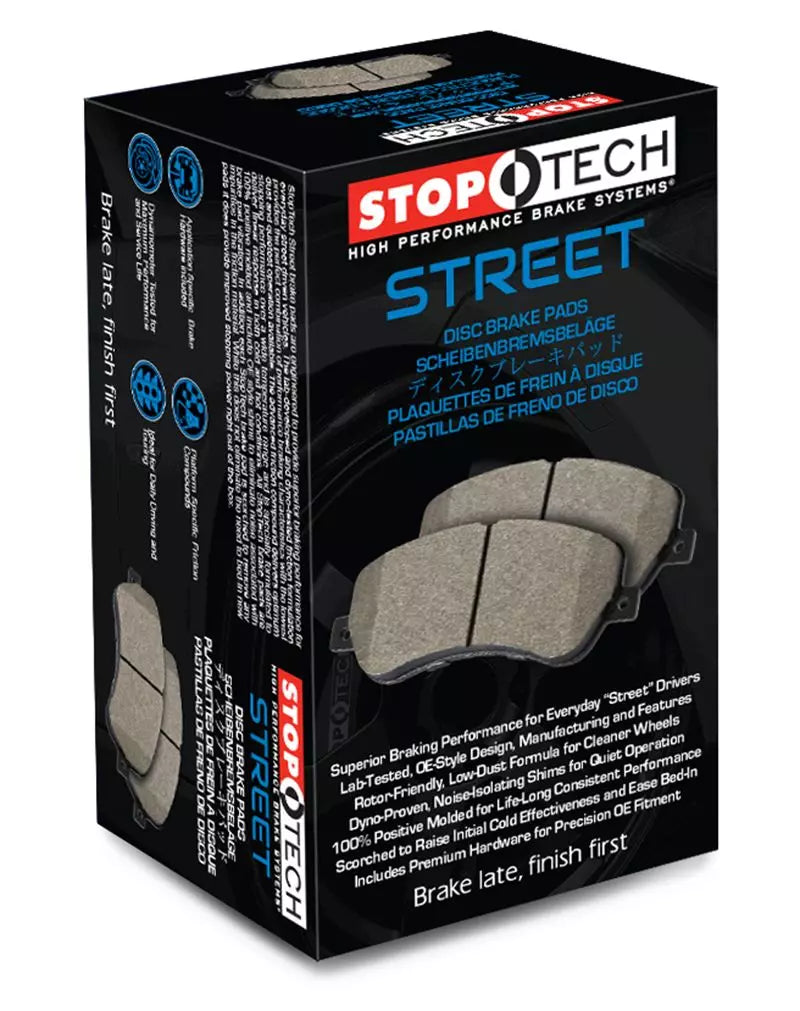 STOPTECH 308.17600 Brake Pads with shims for AUDI A3 (8V), VW GOLF GTI MK7 Photo-4 