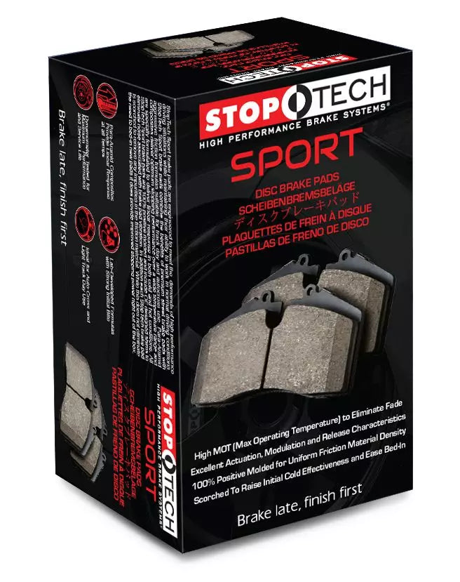 STOPTECH 309.10010 Brake Pads Sport with Shims for SUBARU STI, MITSUBISHI EVO, MEGANE RS Photo-4 