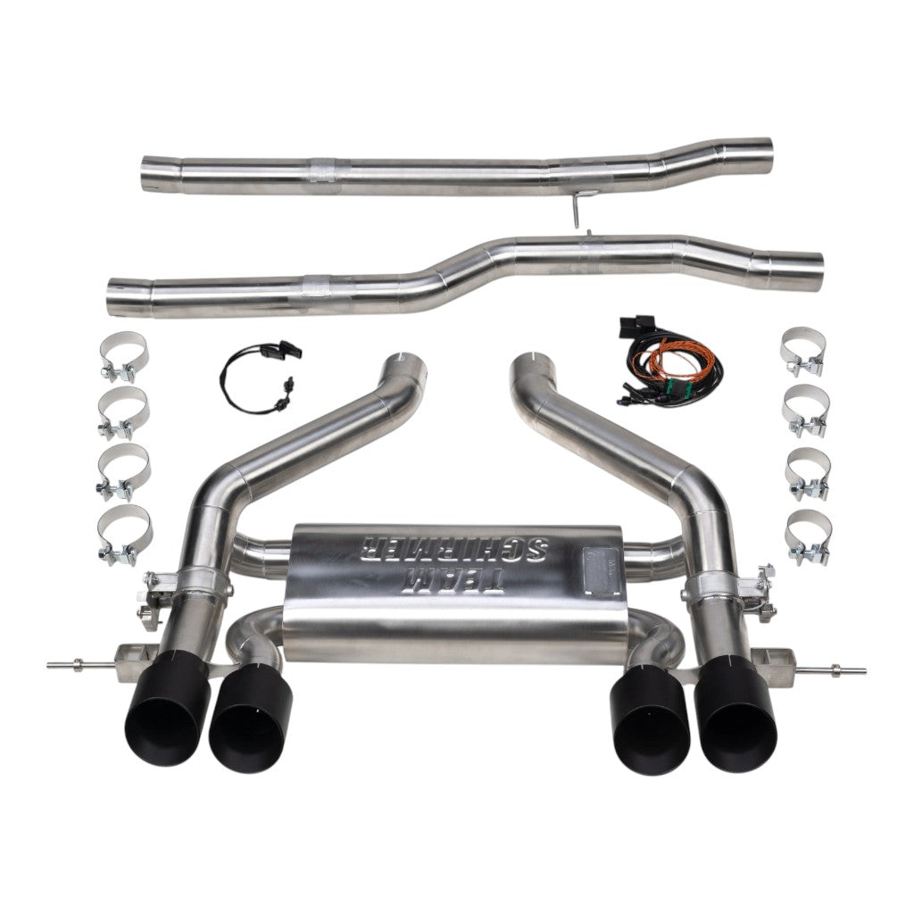 TEAM SCHIRMER EXH-FLAP-G8X Sports Exhaust System with Flap Control (Stainless Steel ) for BMW M2 (G87) / M3 (G80) / M4 (G82)  Photo-1