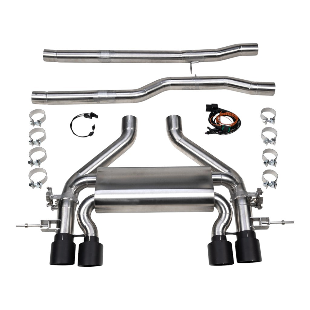 TEAM SCHIRMER EXH-FLAP-G8X Sports Exhaust System with Flap Control (Stainless Steel ) for BMW M2 (G87) / M3 (G80) / M4 (G82)  Photo-0