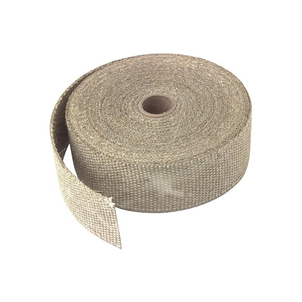 THERMO-TEC 11002 Exhaust Insulating Wrap 2 in. x 50 ft. (5.08 cm x 15.24 m) White Photo-1 