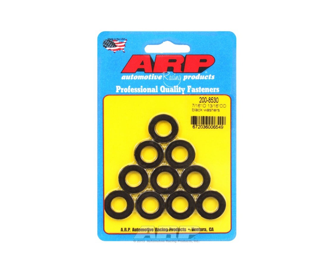ARP 200-8530 Washer Kit 7/16" ID 13/16 "OD black oxide washers Photo-1 