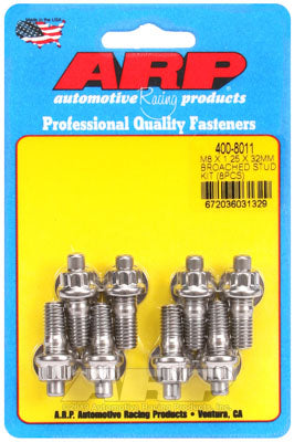 ARP 400-8011 Accessory Stud Kit M8 X 1.25 X 32mm. broached. 8 pieces Photo-1 