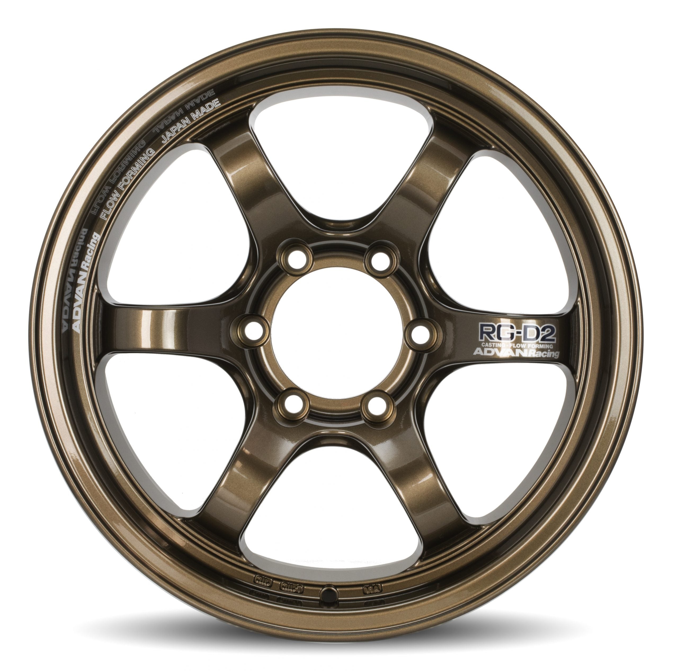 ADVAN YAT7H-10KZ Wheel V4887 RG-D2 for TRUCK 17X8.5 -10 6-139.7 RACING GOLD METALLIC Photo-1 