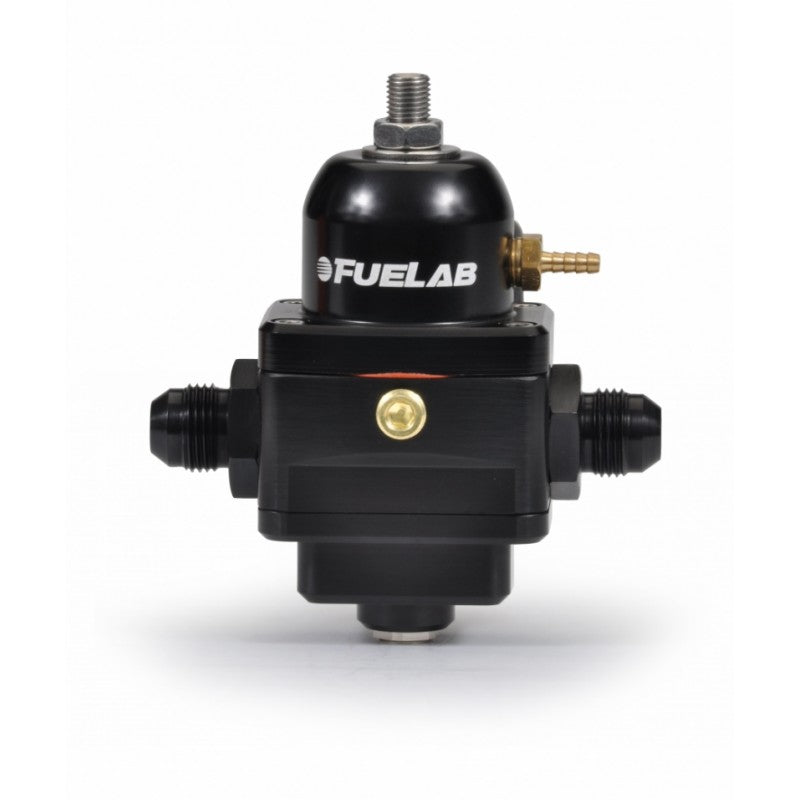 FUELAB 52901-1 Electronic Fuel Pressure Regulator EFI (25-90 psi, 6AN-In, 6AN-Out) Black Photo-1 