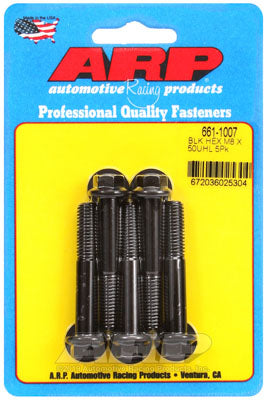 ARP 661-1007 Metric Thread Bolt Kit M8 x 1.25 x 50mm hex black oxide bolts Photo-1 